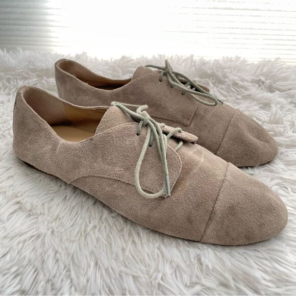 JULIANNE HOUGH FOR SOLE SOCIETY Freida Suede Lace up sneakers‎ sizE 9B / 39 - Picture 1 of 8